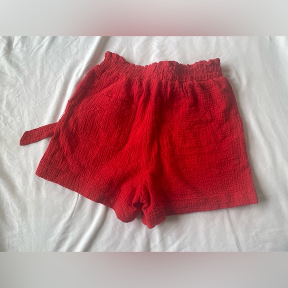 Red Target Boho Ruffle Shorts - Picture 2 of 3